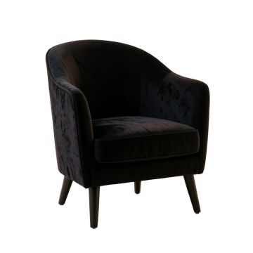 Glen Bluff Upholstered Armchair - Black