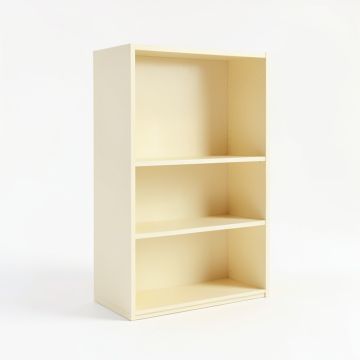 Summit Bend Freestanding Bookcase - Cream (synthetic illustration; no displayed measurements)