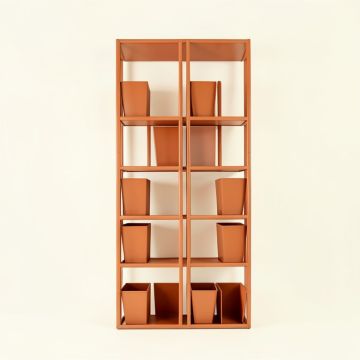 Maple Canyon Empty Vertical Garden Frame - Terracotta (synthetic illustration; no displayed measurements)