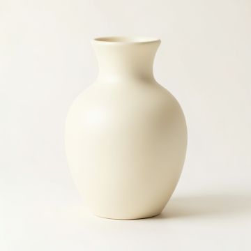 Spruce Bluff Empty Decorative Vase - Ivory (synthetic illustration; no displayed measurements)