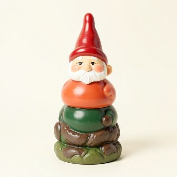Ornamental Stack Solar Stacked Zen Gnomes Statue (synthetic illustration; no displayed measurements)