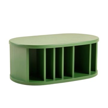 Field Bridge Shoe Storage Bench - Green
