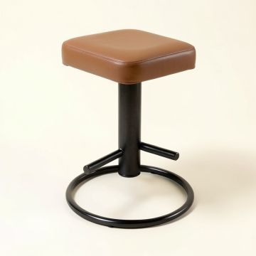 Leith Adjustable Height Swivel Bar Stool (synthetic illustration; no displayed measurements)