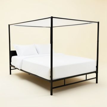 Celeste Canopy Bed (synthetic illustration; no displayed measurements)