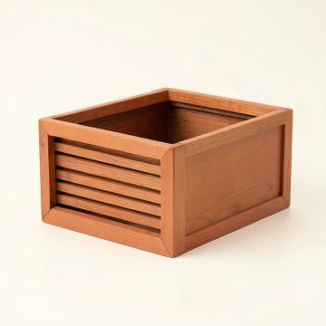 Cedar Canyon Empty Furniture-Style Litter Enclosure - Terracotta (synthetic illustration; no displayed measurements)
