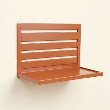 Aspen Branch Wall-Mounted Entryway Organizer Shelf - Terracotta (synthetic illustration; no displayed measurements)