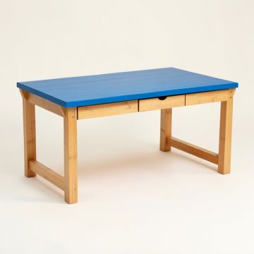 Elm Dell Empty Workshop Workbench - Blue (synthetic illustration; no displayed measurements)
