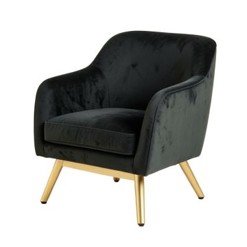 Modern New Soft Velvet Material Ergonomics Accent Chair