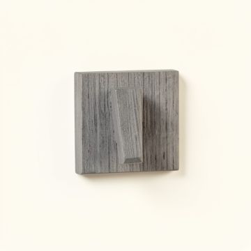 Harbor Bend Wall-Mounted Robe Hook - Gray (synthetic illustration; no displayed measurements)