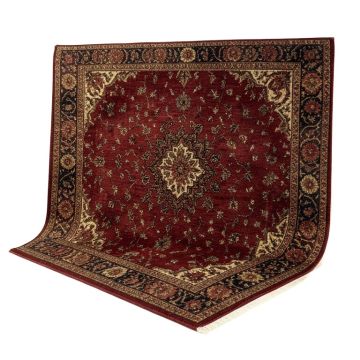 Needham Power Loom Dark Red/Dark Brown Rug