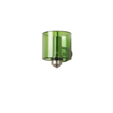 Dune Bluff Wall Sconce Mounted On A Plain Wall - Green