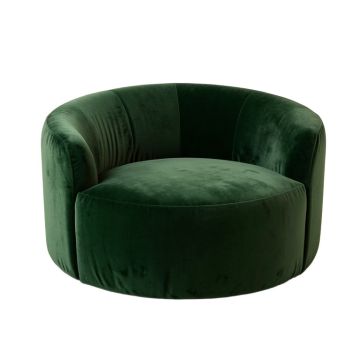 Loganton 57.8 '' Velvet Round Arm Loveseat