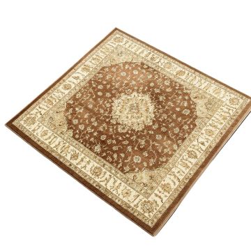 Brandt Oriental Brown/Beige/Ivory Area Rug