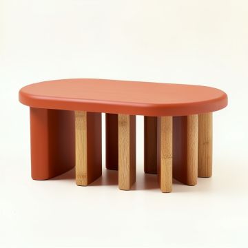 Spruce Bridge Shoe Storage Bench - Terracotta (synthetic illustration; no displayed measurements)