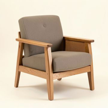Clora Polyester Armchair (synthetic illustration; no displayed measurements)