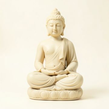 Meditating Buddha (synthetic illustration; no displayed measurements)