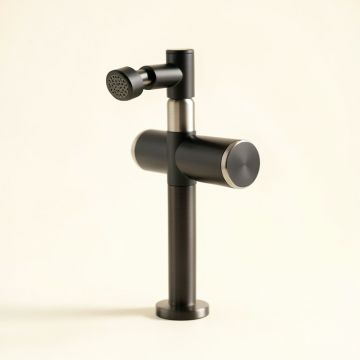 Round Pressure Balanced Complete Shower System With Rough-In Valve（Black/Brush Nickel/Chrome/Brush Gold ） (synthetic illustration; no displayed measurements)