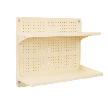 Vale Canyon Empty Wall-Mounted Tool Organizer Panel - Ivory