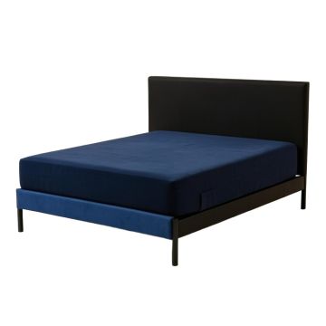 Scarlett Upholstered Low Profile Platform Bed