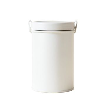 Vale Bridge Storage Canister With Lid - White