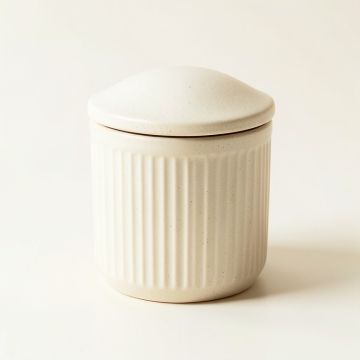 Dawn Bridge Storage Canister With Lid - Ivory (synthetic illustration; no displayed measurements)