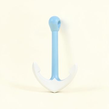 Wood Anchor Wall Décor With Hook (synthetic illustration; no displayed measurements)