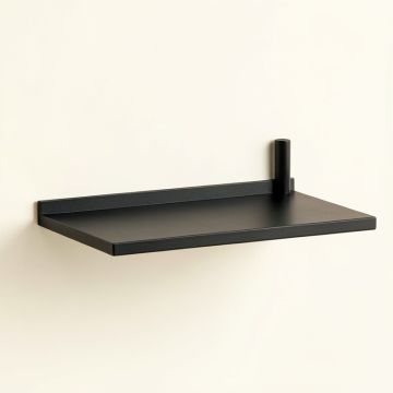 Heath Canyon Wall-Mounted Shelf - Black (synthetic illustration; no displayed measurements)