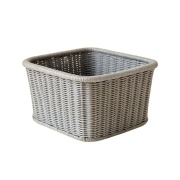 Wren Bend Empty Storage Basket - Gray