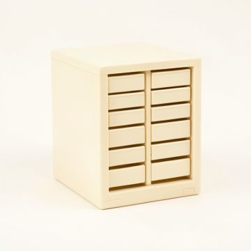 River Brook Small-Parts Storage Drawer Cabinet - Cream (synthetic illustration; no displayed measurements)