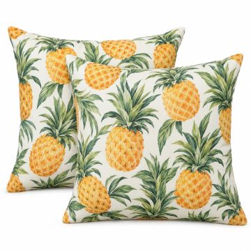 Nala Indoor/Outdoor Pineapple Throw Pillow