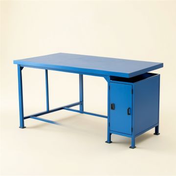 Maple Dale Empty Workshop Workbench - Blue (synthetic illustration; no displayed measurements)