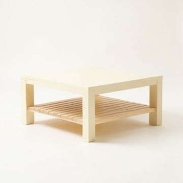 Laurel Falls Coffee Table - Cream (synthetic illustration; no displayed measurements)