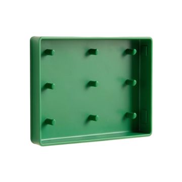 Hill Bridge Empty Wall-Mounted Tool Organizer Panel - Green