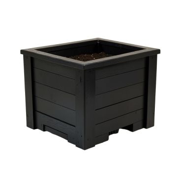 Harbor Brook Closed Garden Compost Bin - Black