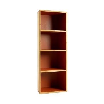 Hazel Crest Narrow Cubby Tower - Terracotta (synthetic illustration; no displayed measurements)