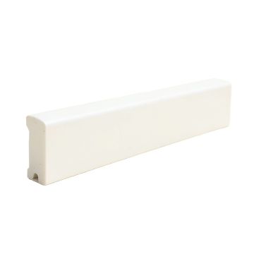 High Density Polyurethane , Primed White 2 3/8 '' H X 78 '' W X 1 '' D Chair Rail