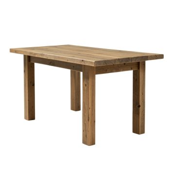 Benkelman Rustic Style Counter Height Solid Wood Dining Table