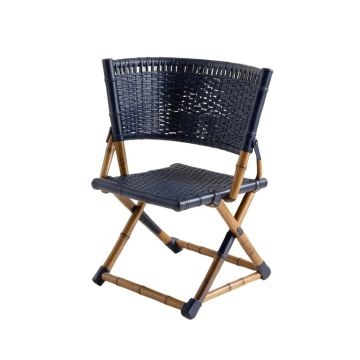 Slate Brook Folding Outdoor Chair - Navy (synthetic illustration; no displayed measurements)
