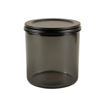 Wren Bend Storage Canister With Lid - Black