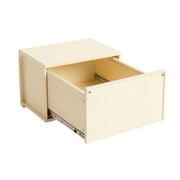 Birch Edge Under-Desk Drawer Unit - Ivory
