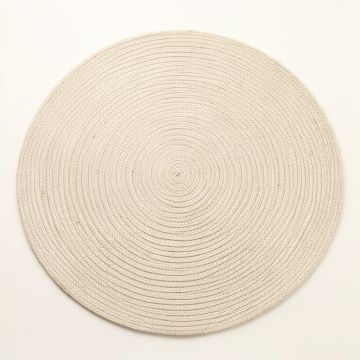 Fern Canyon Round Area Rug - Ivory (synthetic illustration; no displayed measurements)
