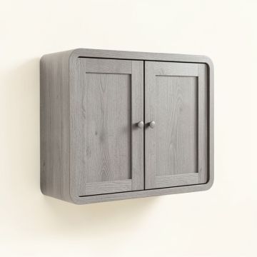 Briar Dell Wall-Mounted Entry Cabinet - Gray (synthetic illustration; no displayed measurements)