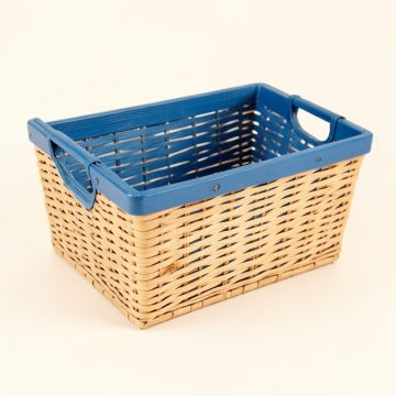 Willow Bridge Empty Storage Basket - Blue (synthetic illustration; no displayed measurements)