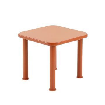 Olive Bluff Compact Balcony Table - Terracotta