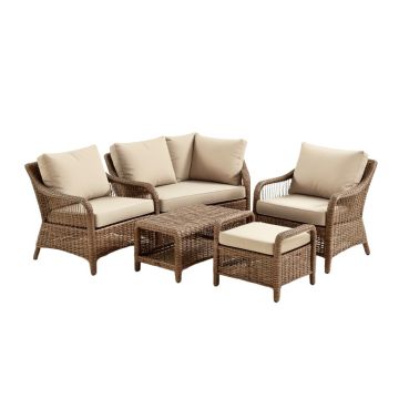 Linthicum Patio Outdoor 3 Piece Seating Group With Cushions