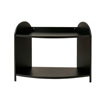 Reed Edge Desktop Shelving Unit - Black