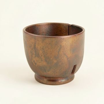 Refined Rustic 3 3/4 '' Center To Center Cup/Bin Pull (synthetic illustration; no displayed measurements)