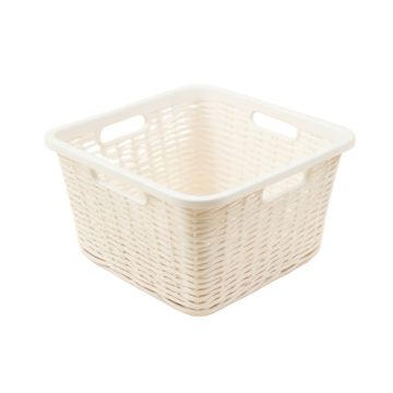 Shore Arc Empty Storage Basket - White