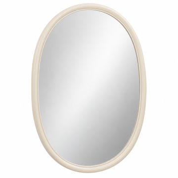 Linden Brook Framed Wall Mirror - Cream
