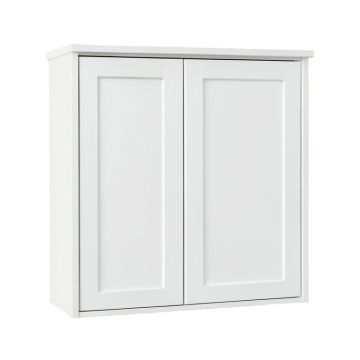 Dune Canyon Wall-Mounted Laundry Cabinet - White (synthetic illustration; no displayed measurements)